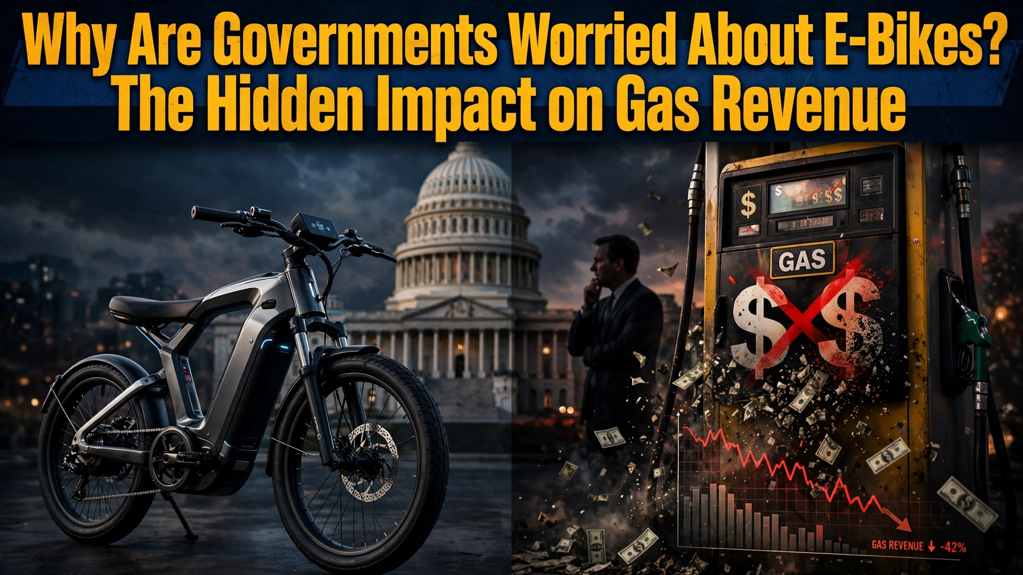 Why Are Governments Worried About E-Bikes? The Hidden Impact on Gas Revenue