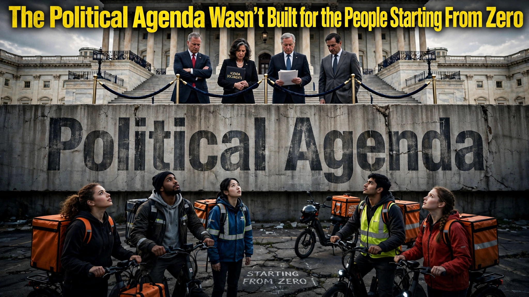 The Political Agenda Wasn't Built for the People Starting From Zero