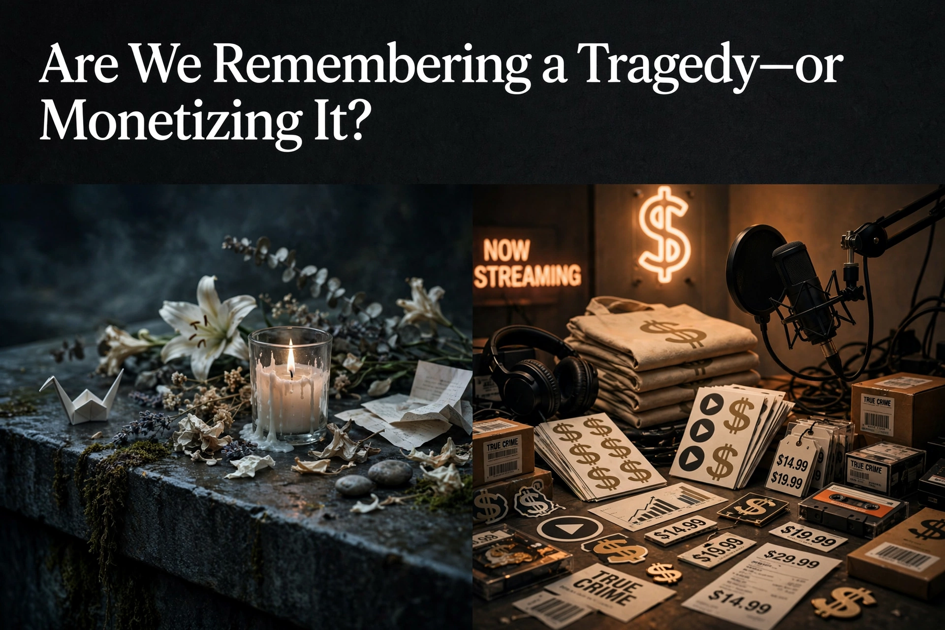 Are We Remembering a Tragedy—or Monetizing It?
