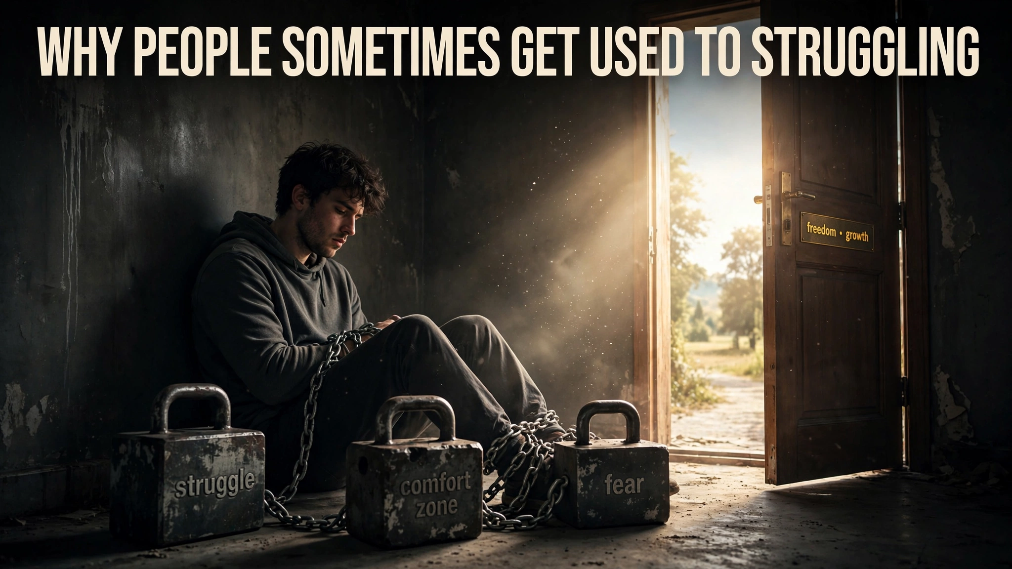 Why People Sometimes Get Used to Struggling