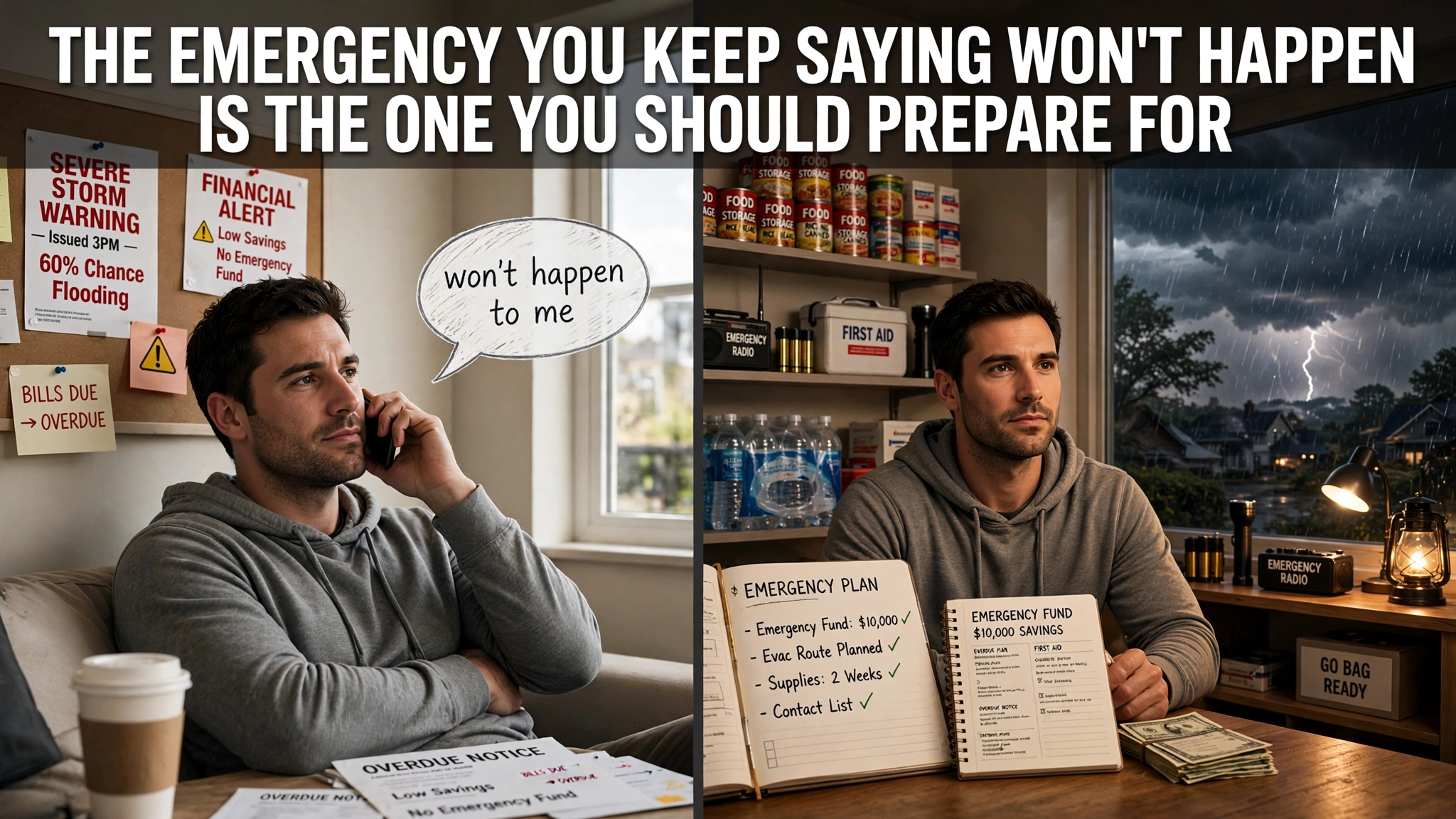 The Emergency You Keep Saying Won't Happen Is the One You Should Prepare For