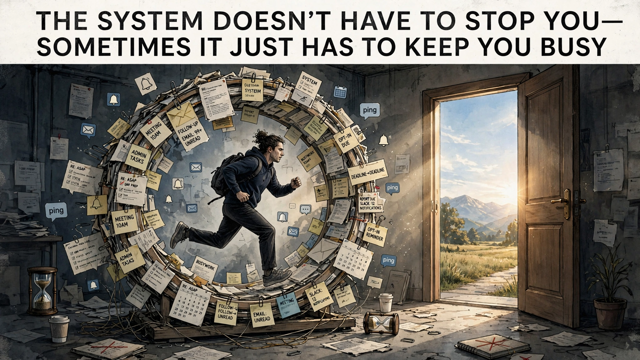 The System Doesn't Have to Stop You—Sometimes It Just Has to Keep You Busy