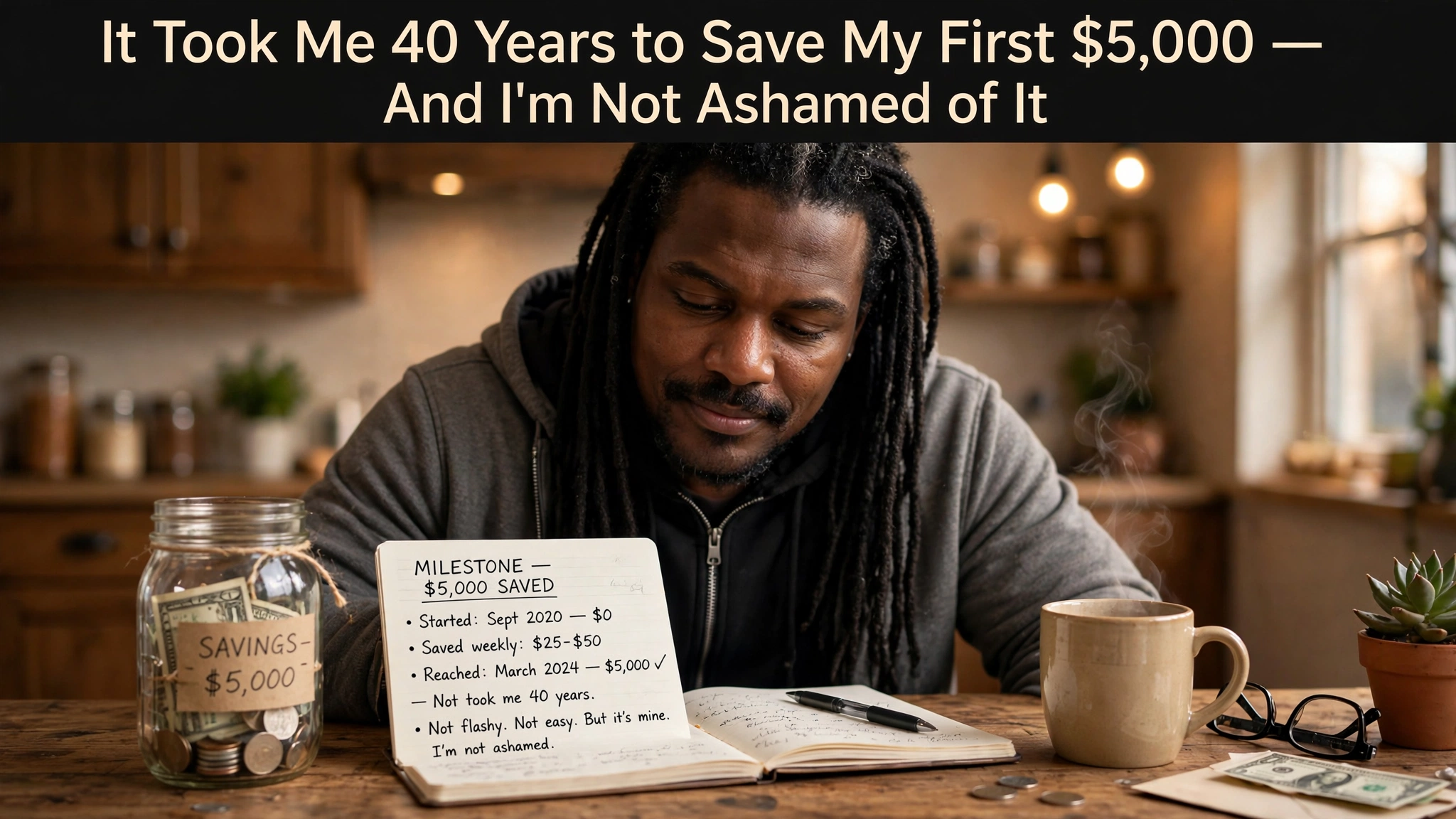 It Took Me 40 Years to Save My First $5,000 — And I'm Not Ashamed of It