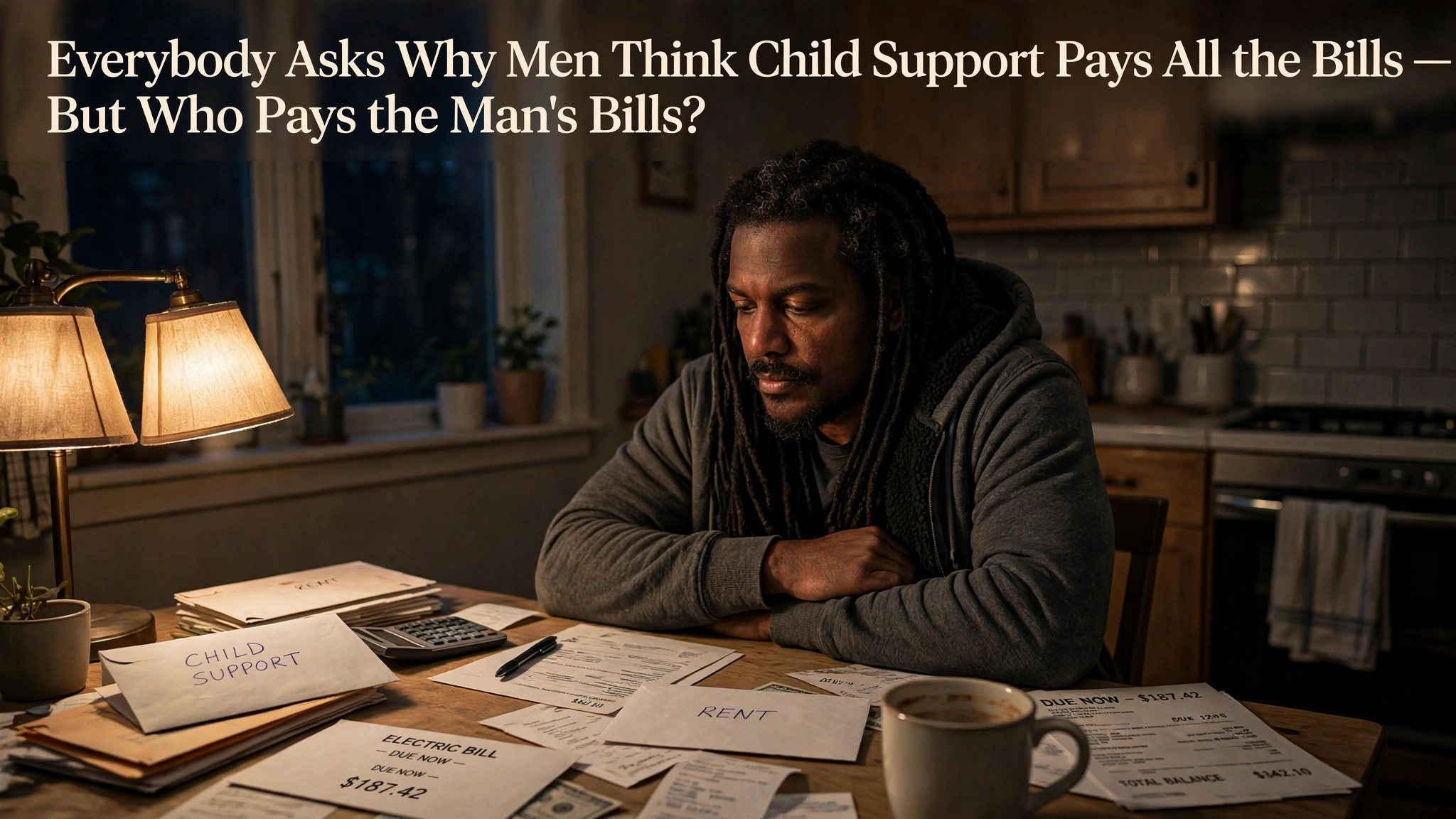Everybody Asks Why Men Think Child Support Pays All the Bills — But Who Pays the Man's Bills?