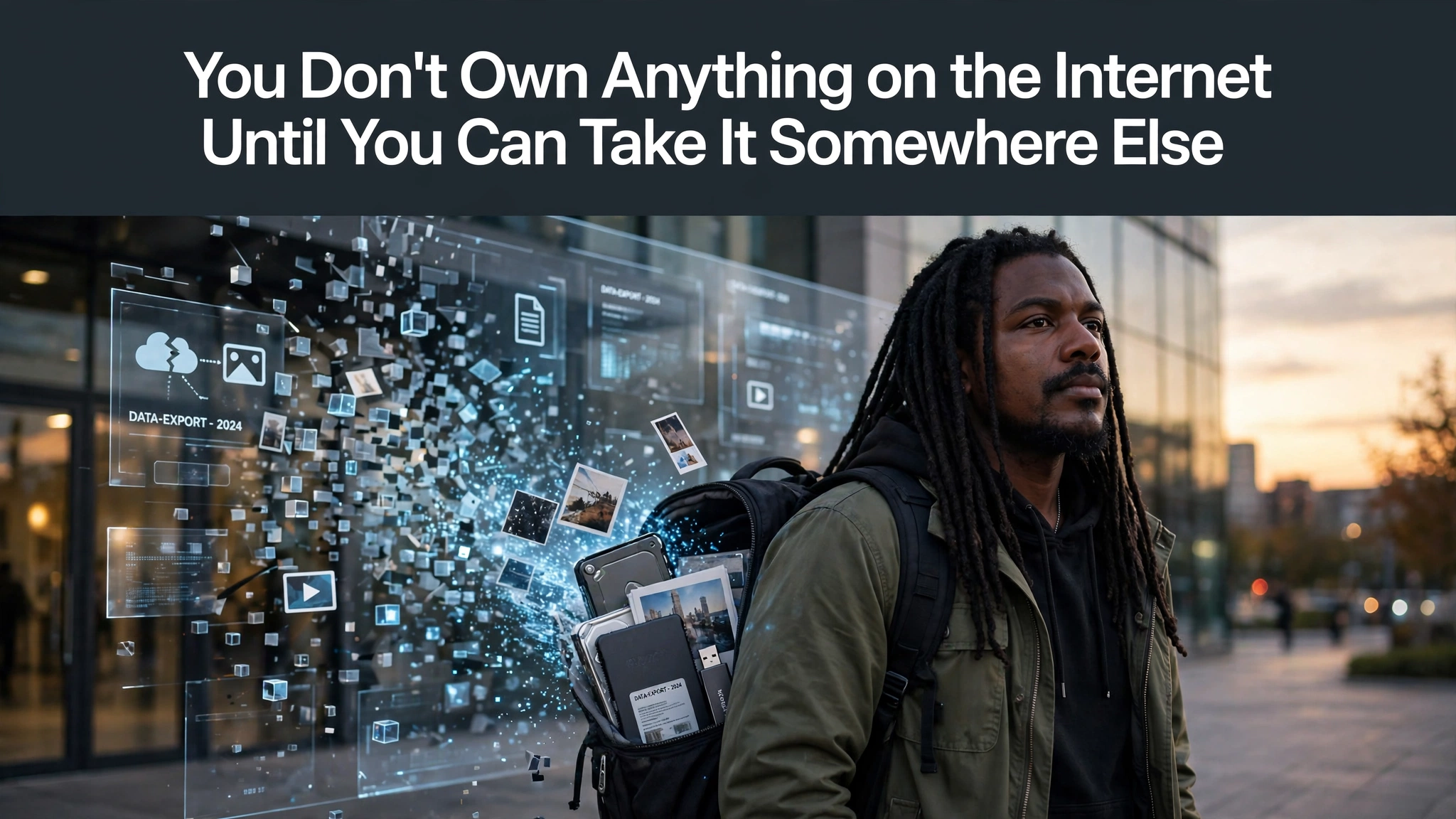 You Don't Own Anything on the Internet Until You Can Take It Somewhere Else 😂